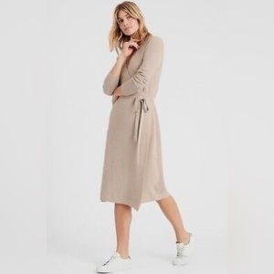 COPY - Banana Republic Italian Wool Cashmere Blend Wrap Dress